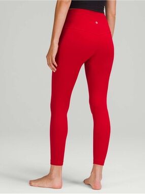 Lululemon Align HR 25” in Dark Red